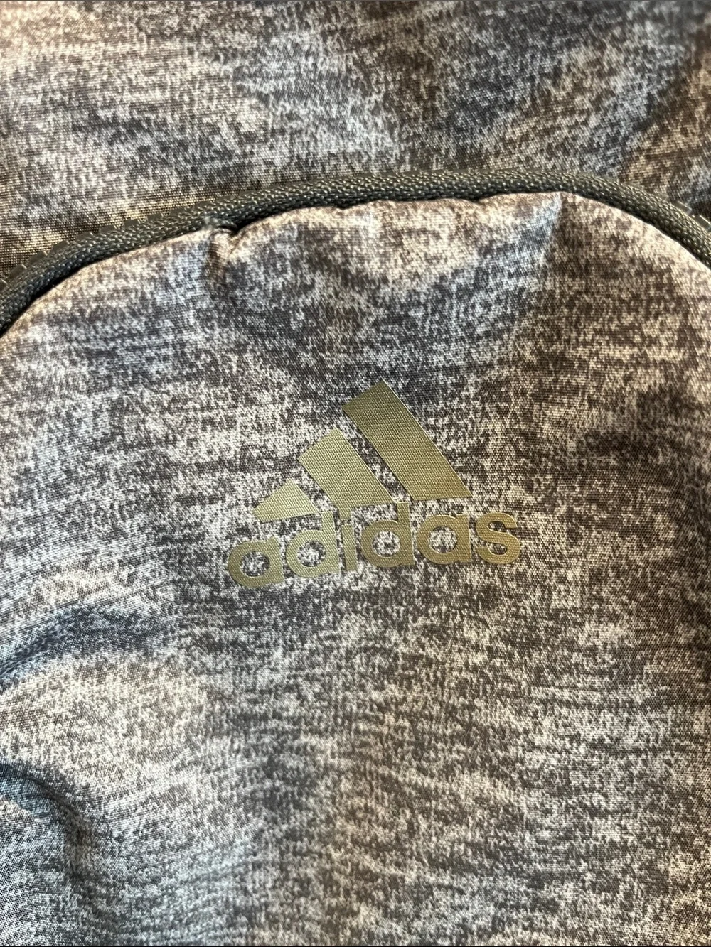 adidas Grey Heather Mini Backpack with Mesh Side Pockets